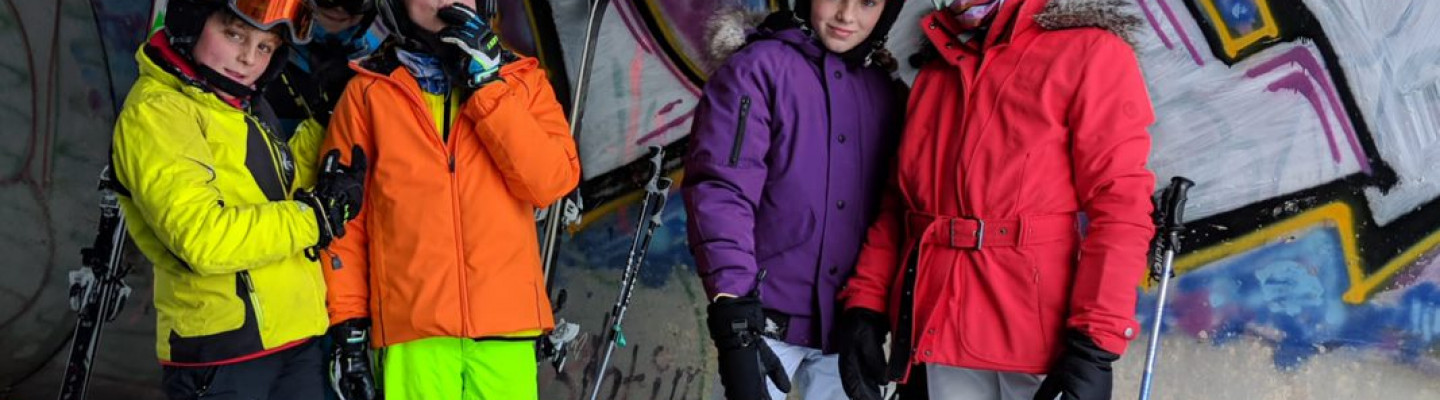 Teen ski lessons